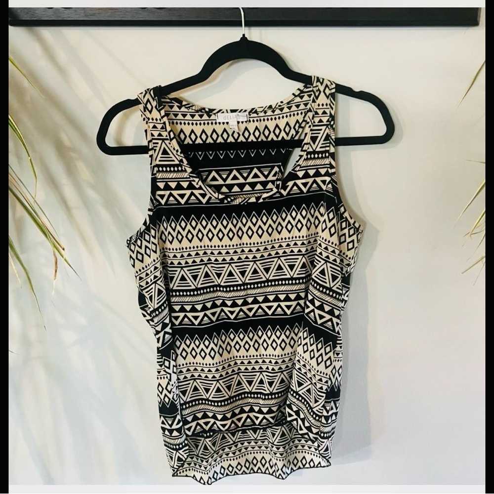 Delia's Women’s Multi-color Aztec Tank Top Racerback Lightweight, M